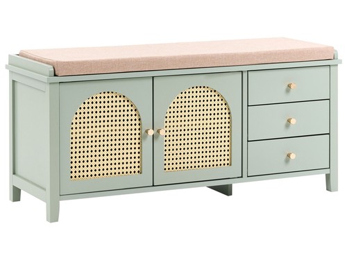 Schuhbank mdf mintgrün - mdf,