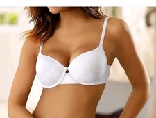 Nuance Damen Schalen-BH mit Bügel Unterwäsche weiß Gr. 80 (Cup-E) NEU
