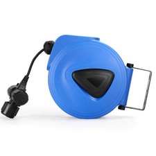 Kabeltrommel Automatik 20m+1,5m Wandmontage Kabelaufroller mit Stopfunktion