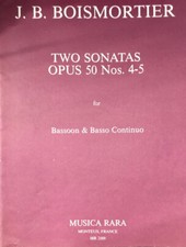 2 Sonaten op.50,4-5 für Fagott und Bc gebraucht