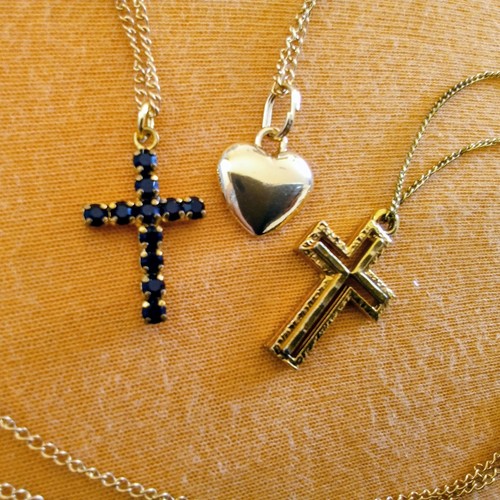 Kette mit herz und ketten - 1,