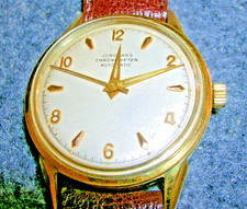 JUNGHANS Automatic Chronometer vergold. Cal 83 1959 ori Schachtel fertig,