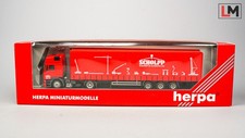 1:87 Herpa MAN F 2000 Gardinenplanen Sattelzug LKW Scholpp // X_425