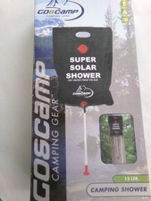 GOSCAMP SUPER SOLAR CAMPING DUSCHE-15ltr für Urlaub/Zelten/Camping