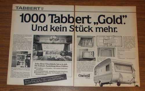 Seltene werbung tabbert - werbung,
