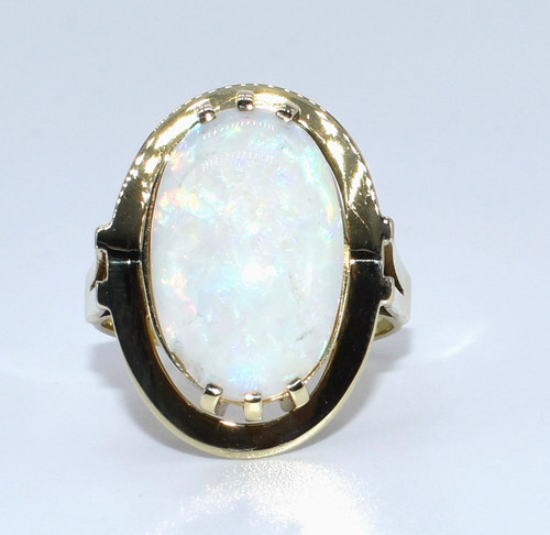 Opal ring 585 14k - ring, ct.,