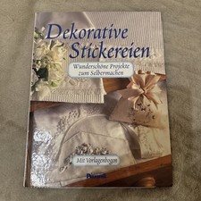 Fachbuch Sticken Stickerei Kreuzstich Stickprojekt Techniken Handarbeit Vintage