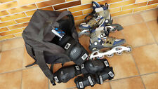 inline skates k2 herren Gr. 45incl. Knie-Arm u. Handschutz + Spez.-Rucksack