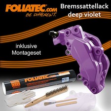 FOLIATEC BREMSSATTEL LACK DEEP VIOLET 2179 LILA + BREMSSATTEL MONTAGE SET