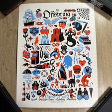The Offspring 2025 Hamburg Barclays Arena Germany Original Concert Poster