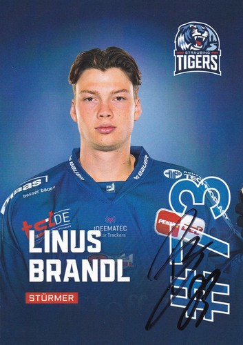 Autogrammkarte linus brandl - brandl,