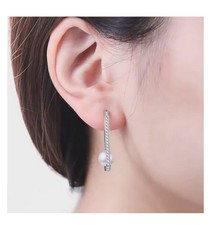 Creolen mit Süßwasserperlen