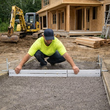 Alu Abziehschiene verstellbar