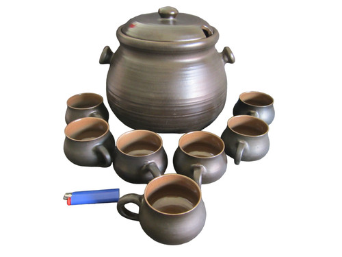 Bowle set mit - 7, bechern