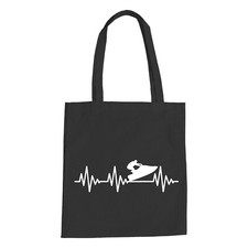 Herzschlag Wassermotorrad Baumwolltasche - Boot Wasser Sport Jet Yacht Motor Ski