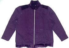 ? chice Sweatjacke, Damen, Gr. 44/46, Aubergine, mit Samt und Strass, NEU!!! ?