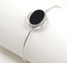 SILBER ARMREIF  ° schwarzer