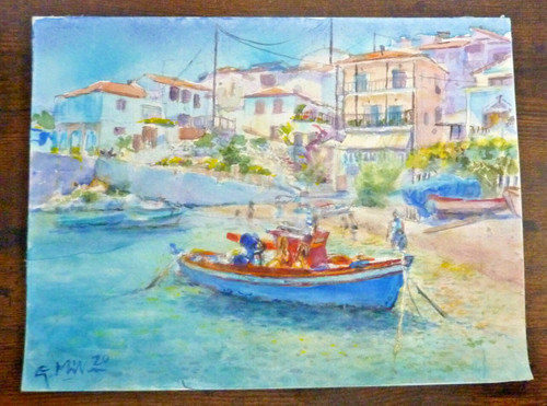 Gemälde aquarell miller - aquarell, g.
