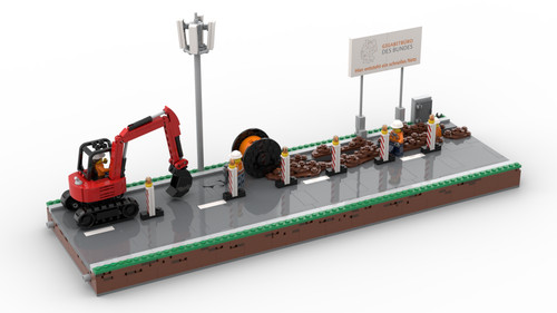 Lego glasfaserbaustelle - lego,