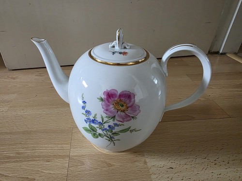Meissen porzellan teekanne - meissen,