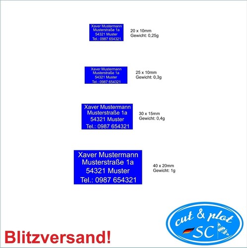 Kennzeichnung modellflugzeug - kennzeichnung,