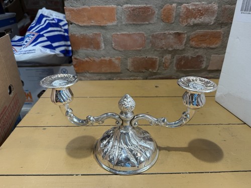 Silber kerzenleuchter armig - silber, 2-armig