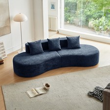 Modern curved sectional sofa - modern,