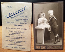 2 Children - Girl with Doll &