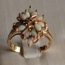 Vollopal Opal Diamant Blüte