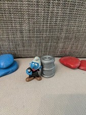 1x Superschlumpf Feuerwehrmann Schlümpfe smurfs (E026)