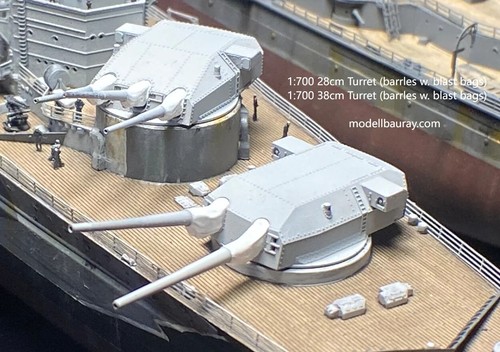 700 german main gun - 1:700, turret
