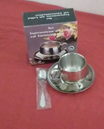 Espressotasse edelstahl tasse - edelstahl,