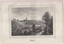 Lithografie: Dohna, um 1836
