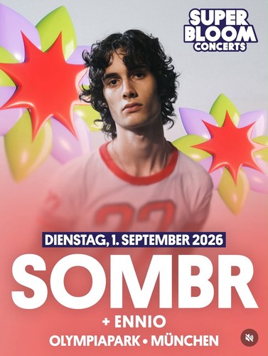 Sombr superbloom konzert vip - sombr,