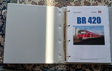 Arbeitsbuch Bundesbahn Lok BR 420, mit Anhängen