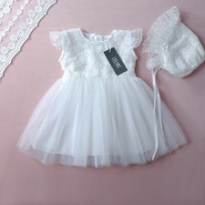 2tlgl Taufkleid inkl. Mütze