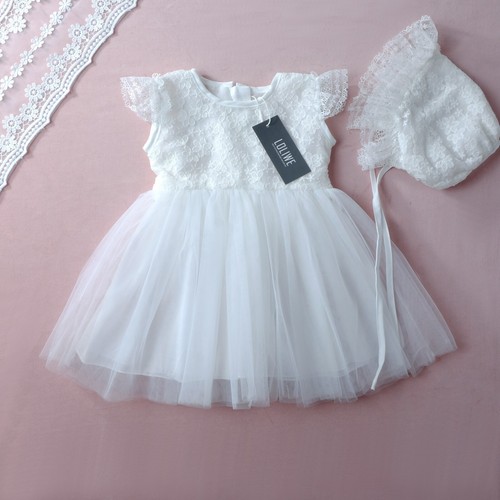 2tlgl taufkleid inkl mütze - taufkleid,