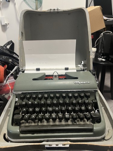 Olympia schreibmaschine - olympia, –