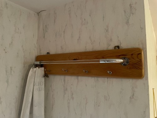 Handtuchhalter alt holz - alt, holz-natur