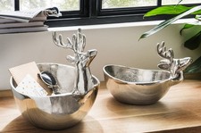 Dekoschale 29cm "Hirsch" Alu NEU OVP!!!