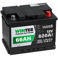 Autobatterie 12V 66Ah 620A/EN 12V Starter Batterie WINTER statt 60Ah 62Ah 65Ah 