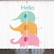 Elefant Rustikale Gardine