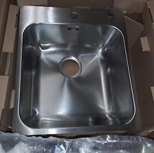 BLANCO SUPRA 400 Küchen-Einbau-Spülbecken Edelstahl B/T 44x50cm