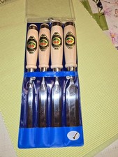 Kirschen Stechbeitel, 10, 16, 20, 26mm, OVP, wie neu - unbenutzt! Fabrikschliff