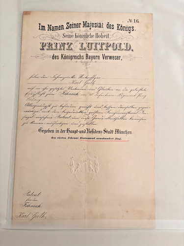 Konvolut bayern offizier karl - konvolut,