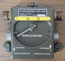 Schaltkasten C 375/VRC Selector SEM 25 BW Funkgerät Bundeswehr NATO US Army GRC2