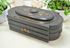 Antik Holz Schmuckkasten