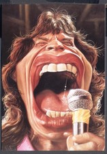 Moderne postkarte mick jagger - mick,