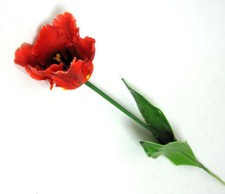 Kunstblüte tulpe rot ca - 1,
