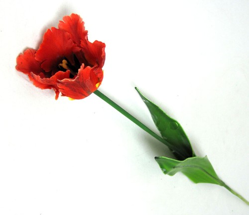 Kunstblüte tulpe rot ca - -,